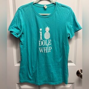 Disney Dole Whip t-shirt size XL teal pineapple
